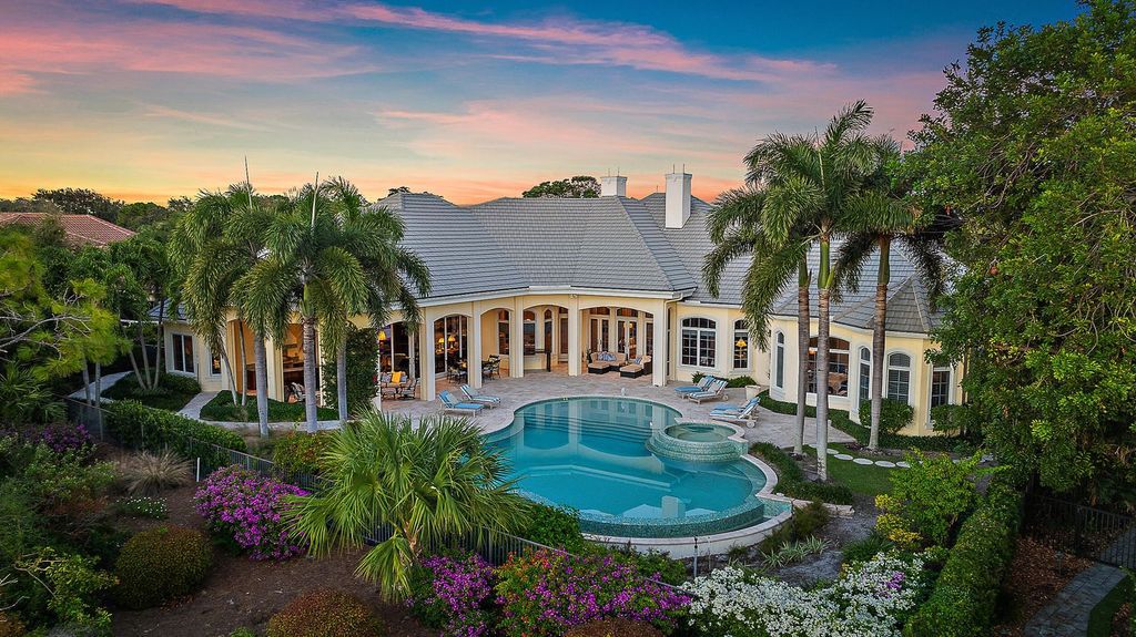 Exquisite $7.3 Million Golf Course Estate in Prestigious Jupiter Hills Village