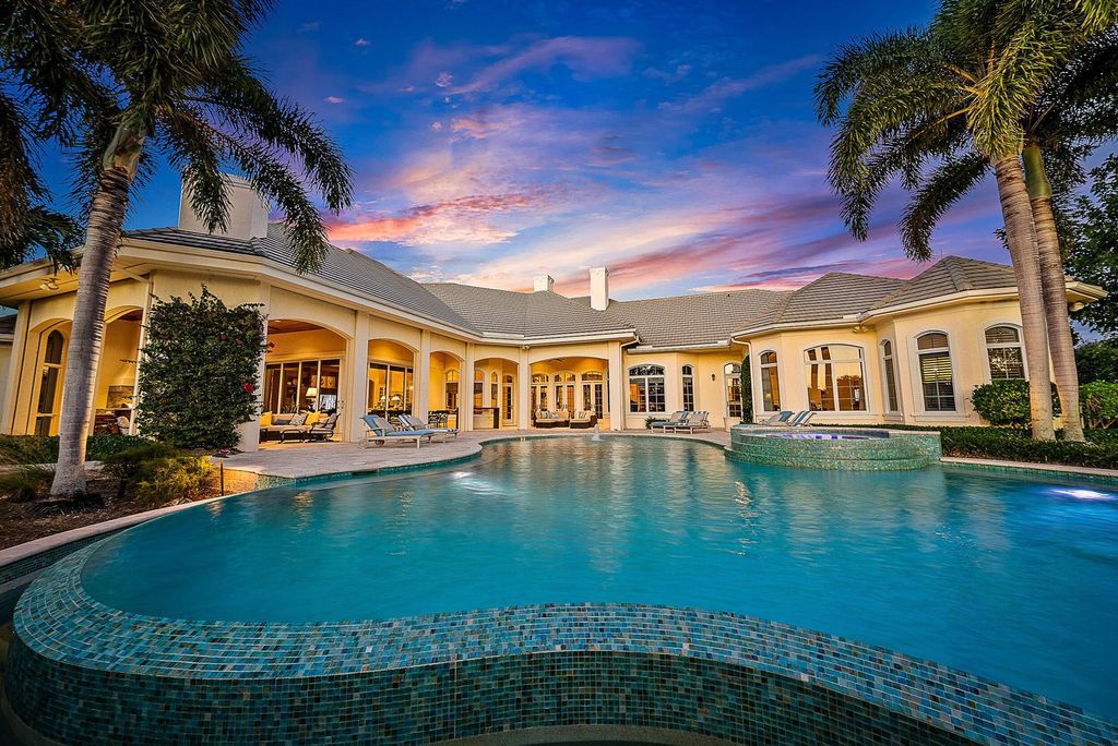 Exquisite $7.3 Million Golf Course Estate in Prestigious Jupiter Hills Village