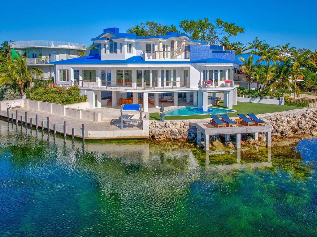 $16 Million Custom Waterfront Estate with Rooftop Infinity Pool and Private Dockage in Key Largo