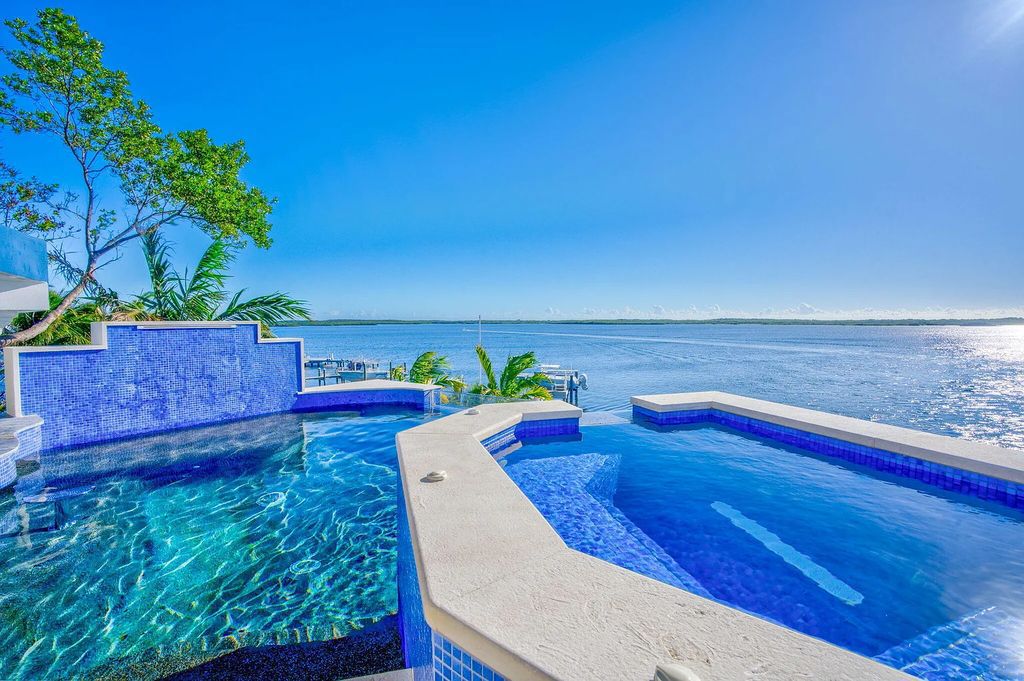 $16 Million Custom Waterfront Estate with Rooftop Infinity Pool and Private Dockage in Key Largo