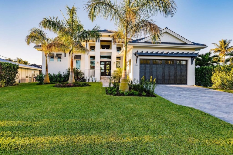 $3.4 Million Waterfront Luxury Home Built by Breault Construction with Direct Gulf Access in Marco Island