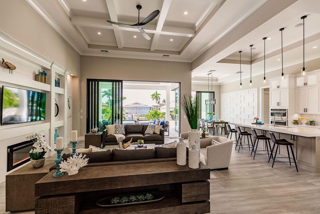 $3.4 Million Waterfront Luxury Home Built by Breault Construction with Direct Gulf Access in Marco Island