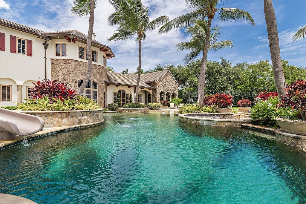 $32 Million Majestic Waterfront Estate with Yacht Dock in Boca Raton's Exclusive Royal Palm Yacht Club