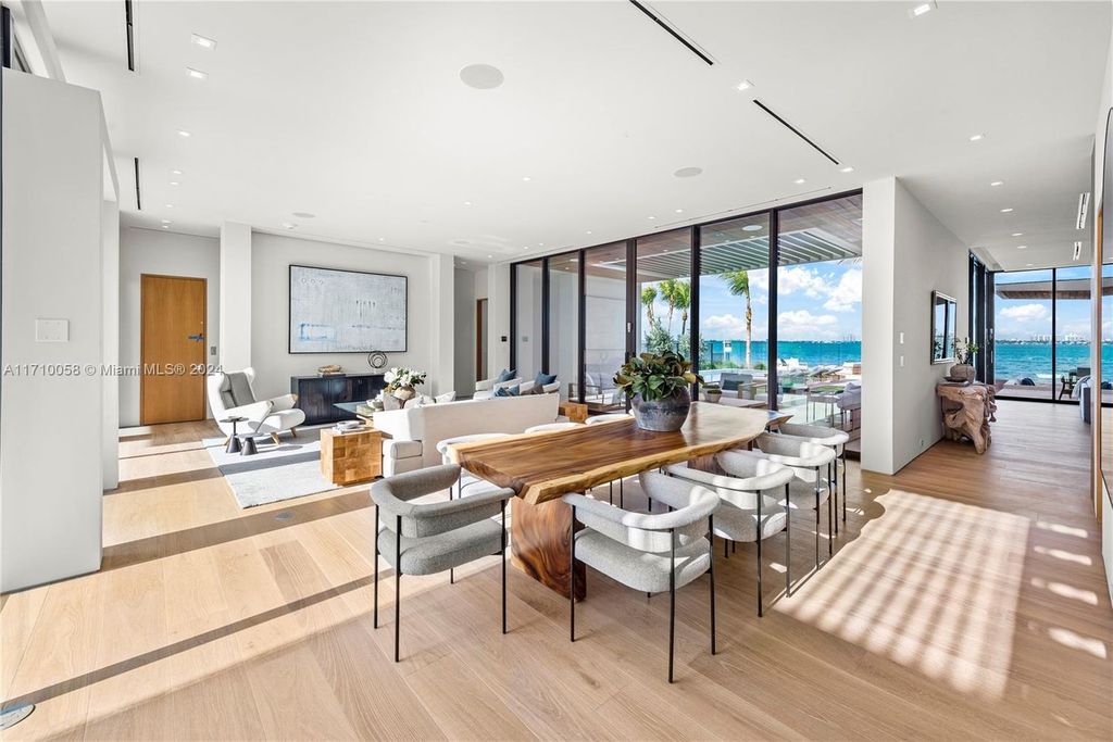 $34.5 Million Miami Beach Waterfront Mansion Built by Todd Michael Glaser with Stunning Biscayne Bay Views