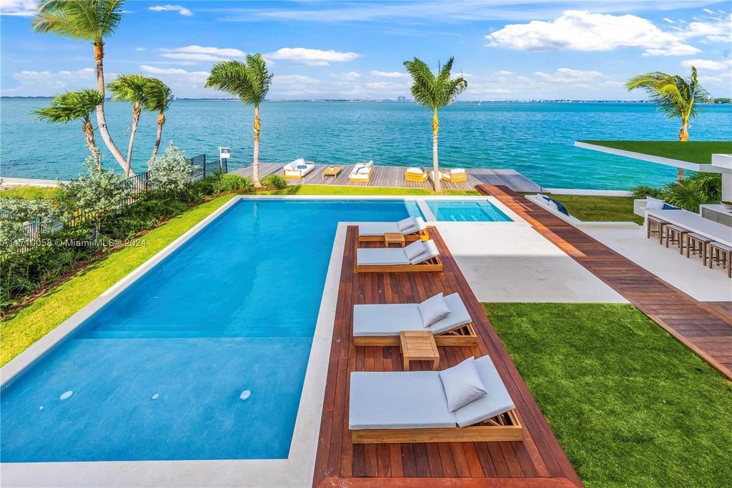 $34.5 Million Miami Beach Waterfront Mansion Built by Todd Michael Glaser with Stunning Biscayne Bay Views