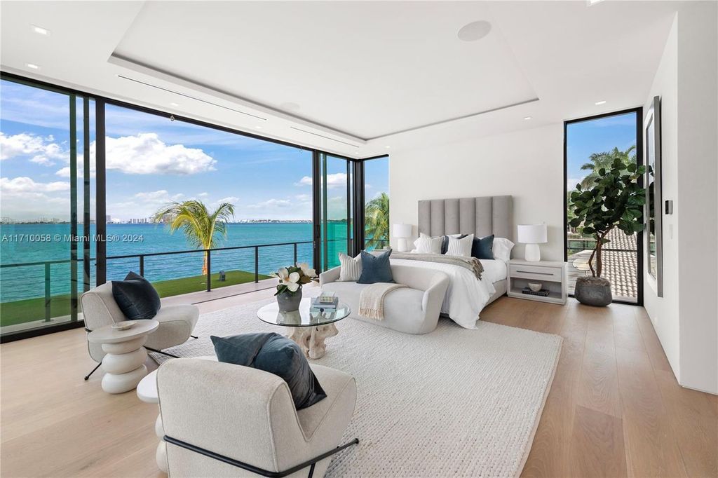 $34.5 Million Miami Beach Waterfront Mansion Built by Todd Michael Glaser with Stunning Biscayne Bay Views