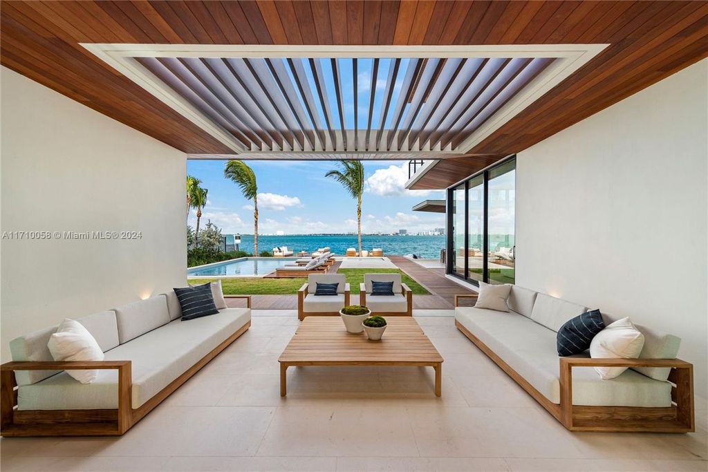 $34.5 Million Miami Beach Waterfront Mansion Built by Todd Michael Glaser with Stunning Biscayne Bay Views