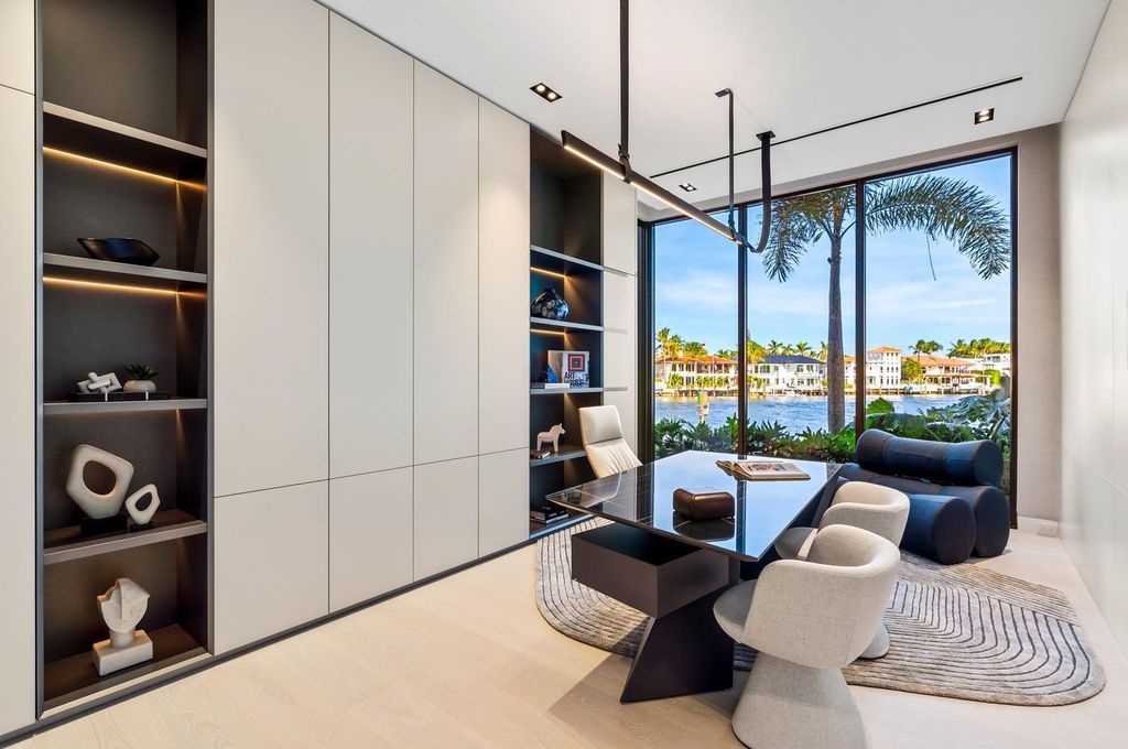 $34.8 Million Orchid Point Waterfront Estate with Yacht Dockage and Stunning Modern Design in Boca Raton