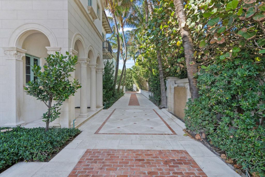 $60 Million Mediterranean Oceanfront Estate with 100 Feet of Private Beachfront in Palm Beach