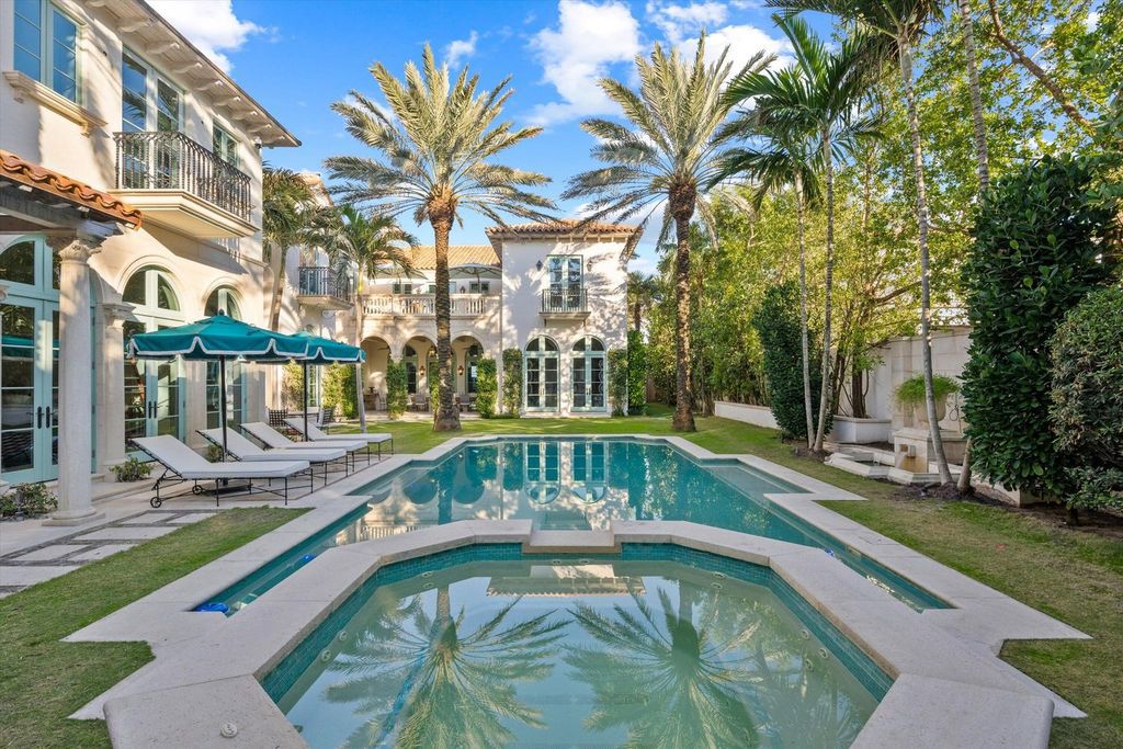 $60 Million Mediterranean Oceanfront Estate with 100 Feet of Private Beachfront in Palm Beach