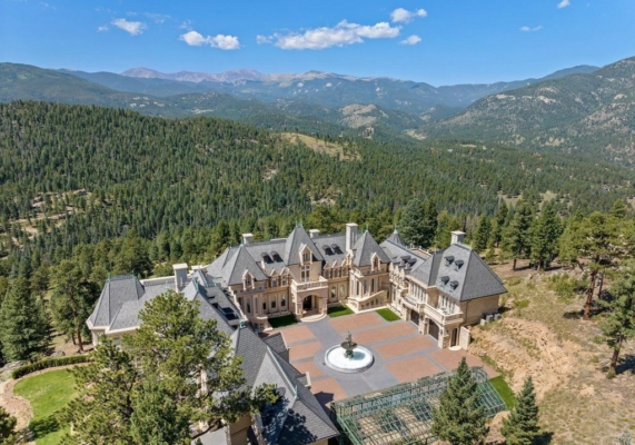 A Masterpiece of Elegance: Château in the Heart of Evergreen, Colorado for $59.998 Million