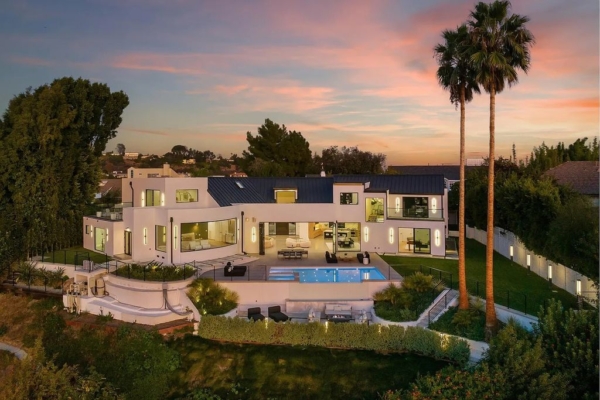 Architectural Marvel with Ocean and Mountain Views in California for $10.99 Million