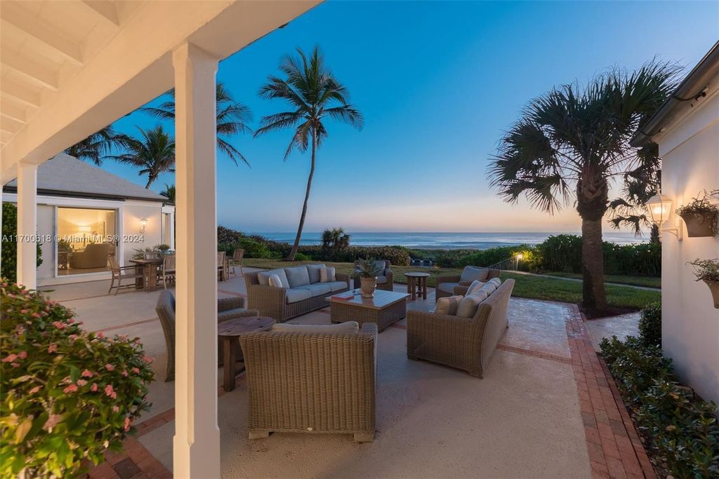 Exclusive Beachfront Estate with 170 Feet of Ocean Frontage in Hobe Sound for $22.5 Million