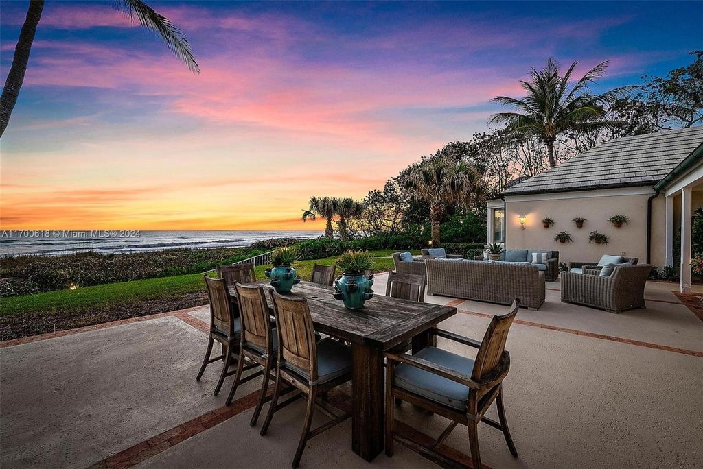 Exclusive Beachfront Estate with 170 Feet of Ocean Frontage in Hobe Sound for $22.5 Million