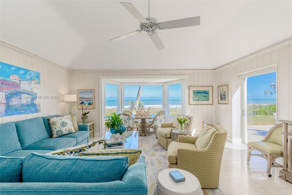 Exclusive Beachfront Estate with 170 Feet of Ocean Frontage in Hobe Sound for $22.5 Million