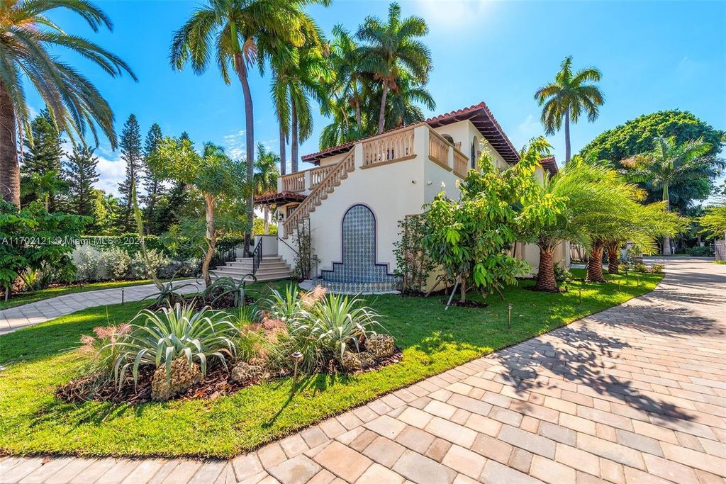 Exquisite Mediterranean Waterfront Estate on Palm Island Featuring Modern Luxury and Timeless Elegance Listed at $38.5 Million