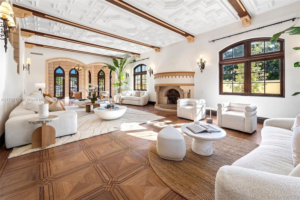 Exquisite Mediterranean Waterfront Estate on Palm Island Featuring Modern Luxury and Timeless Elegance Listed at $38.5 Million