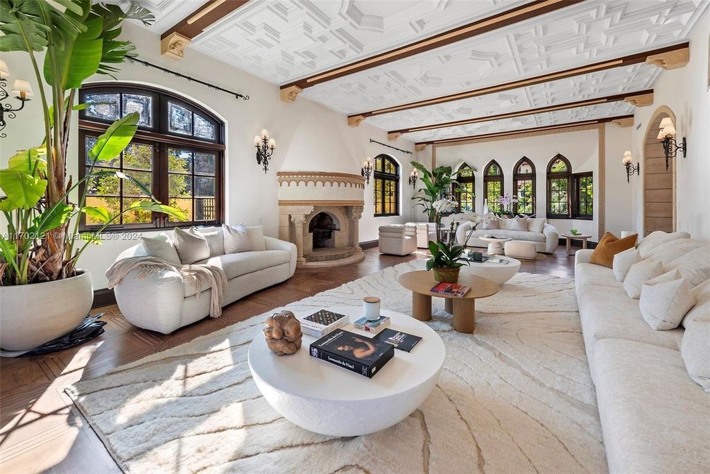 Exquisite Mediterranean Waterfront Estate on Palm Island Featuring Modern Luxury and Timeless Elegance Listed at $38.5 Million