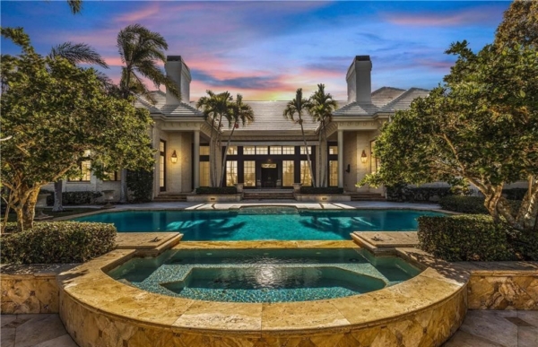 Exquisite Port Royal Estate in Naples Offered at $27 Million with Stunning Bay Views and Prime Waterfront