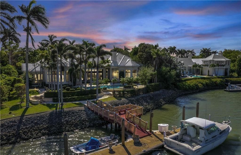 Exquisite Port Royal Estate in Naples Offered at $27 Million with Stunning Bay Views and Prime Waterfront