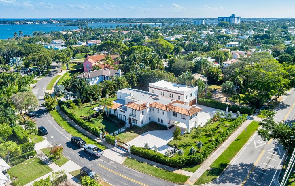 Luxurious $13 Million Historic Estate with Guest Cottage and Pool in Prestigious Prospect Park, West Palm Beach