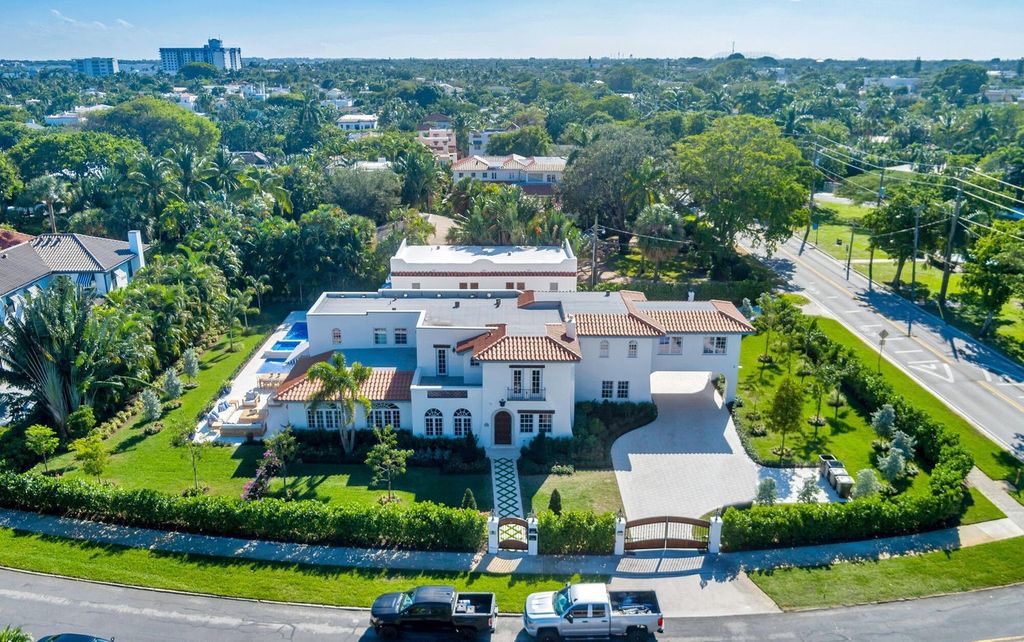 Luxurious $13 Million Historic Estate with Guest Cottage and Pool in Prestigious Prospect Park, West Palm Beach