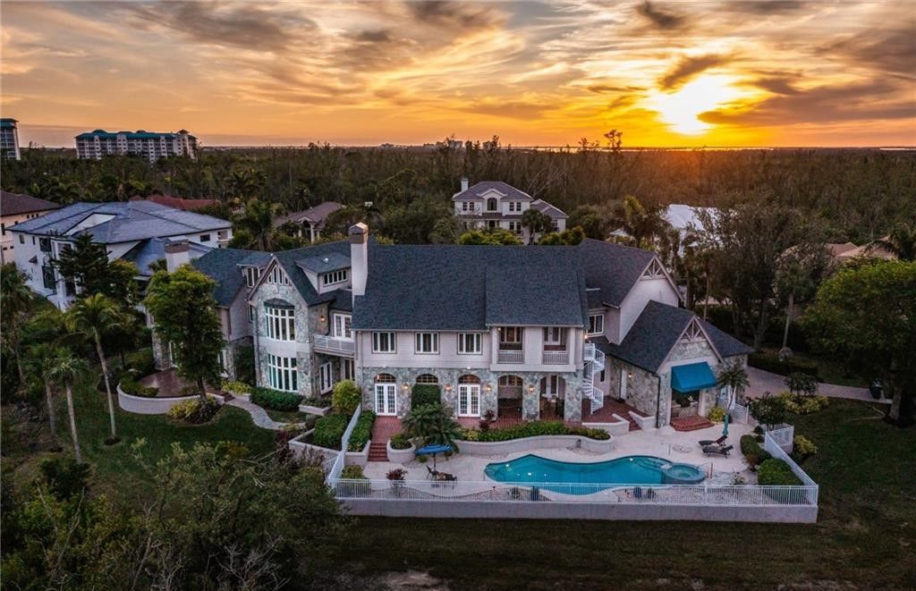 Luxury Estate on 1.16 Acres in Fort Myers with Optional Yacht Club Membership Listed at $4.3 Million