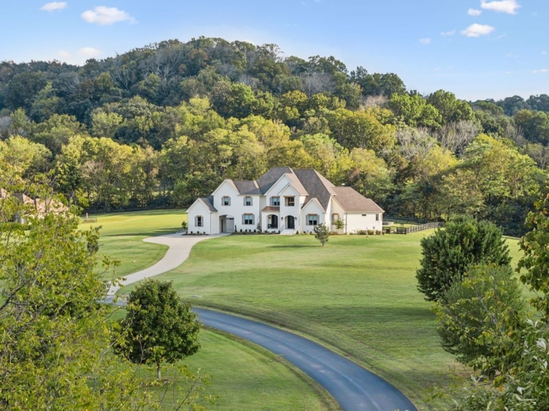 Secluded Luxury: Gated Hilltop Estate on 6 Acres in Tennessee Priced at $3,399,900