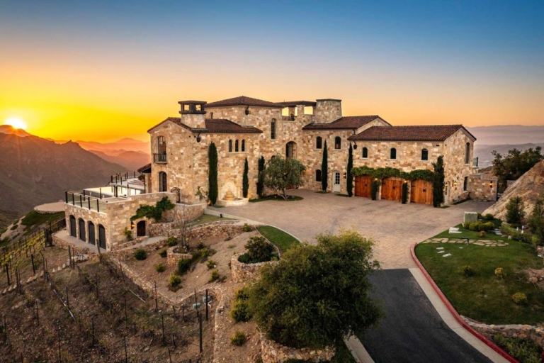 Timeless Tuscan Design Meets Malibu’s Beauty: $29,995,000 Villa with Stunning Views