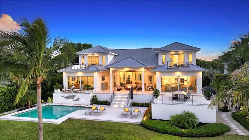 $10 Million Coastal Contemporary Masterpiece in Sarasota with Stunning Bay Views, and Saltwater