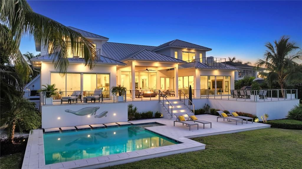 $10 Million Coastal Contemporary Masterpiece in Sarasota with Stunning Bay Views, and Saltwater