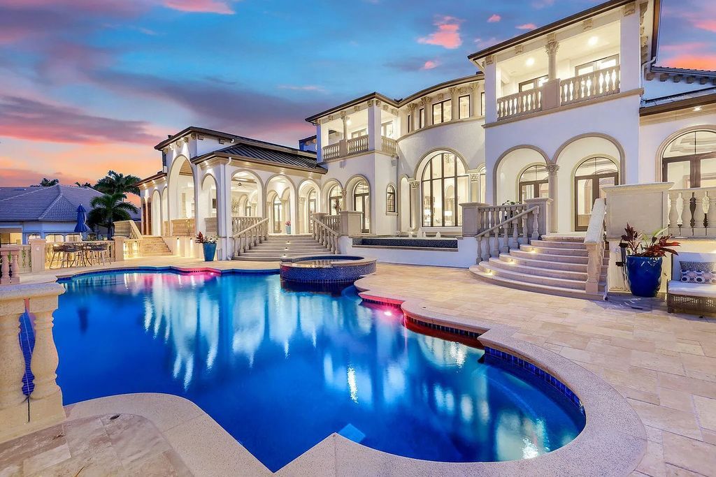 $11.5 Million Luxurious Waterfront Estate on Marco Island with Roberts Bay Views