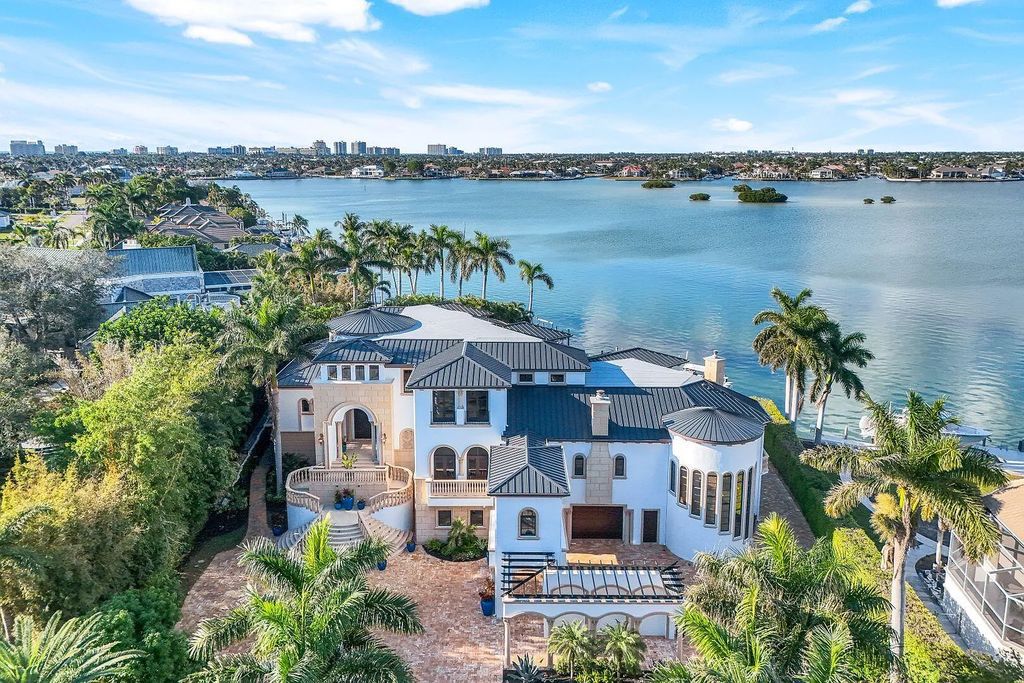 $11.5 Million Luxurious Waterfront Estate on Marco Island with Roberts Bay Views