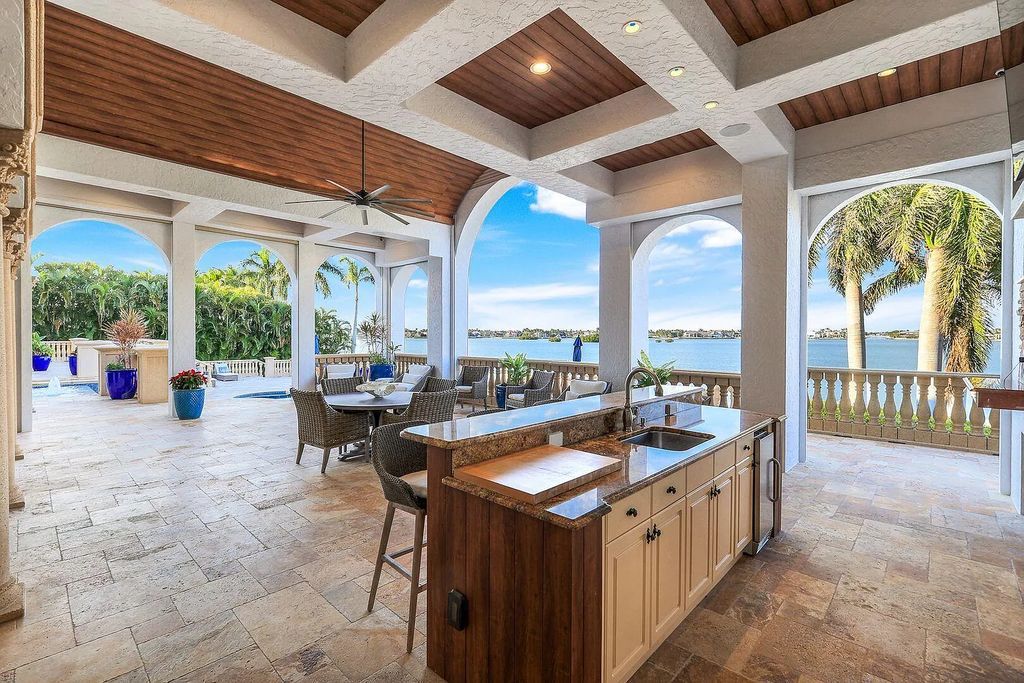 $11.5 Million Luxurious Waterfront Estate on Marco Island with Roberts Bay Views