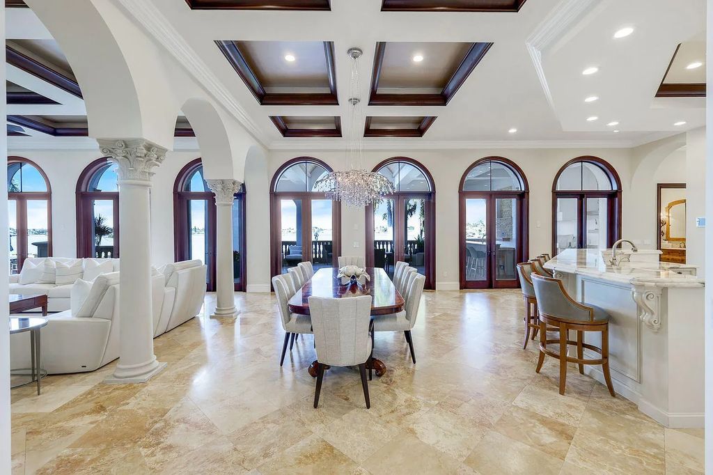 $11.5 Million Luxurious Waterfront Estate on Marco Island with Roberts Bay Views