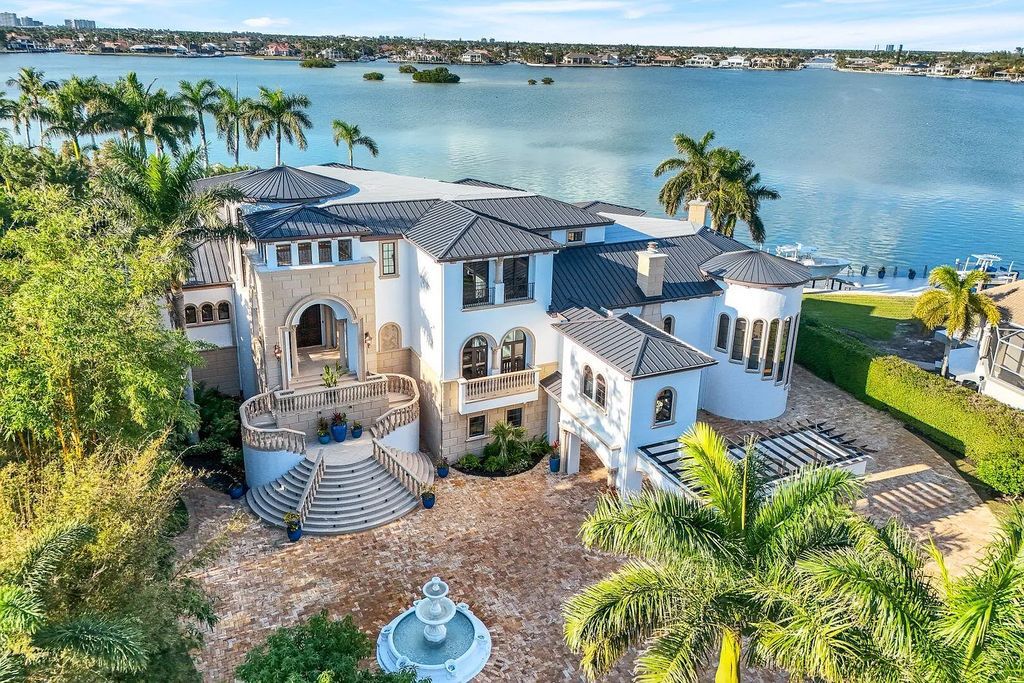 $11.5 Million Luxurious Waterfront Estate on Marco Island with Roberts Bay Views