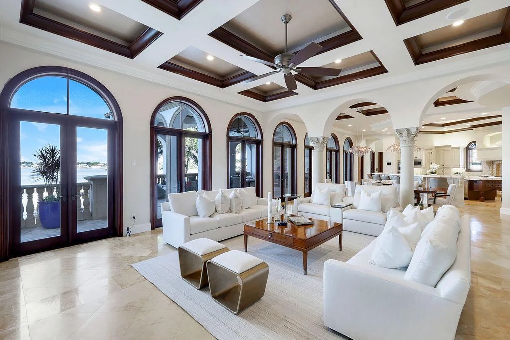 $11.5 Million Luxurious Waterfront Estate on Marco Island with Roberts Bay Views