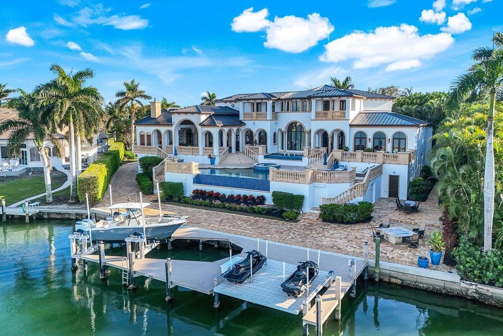 $11.5 Million Luxurious Waterfront Estate on Marco Island with Roberts Bay Views