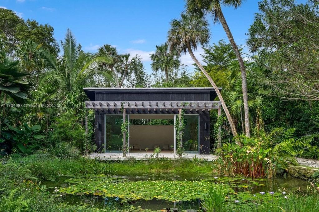 $55.5 Million Coconut Grove Estate with Ocean Views and Award-Winning Gardens in Miami