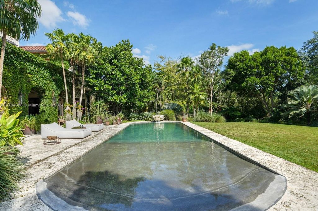 $55.5 Million Coconut Grove Estate with Ocean Views and Award-Winning Gardens in Miami