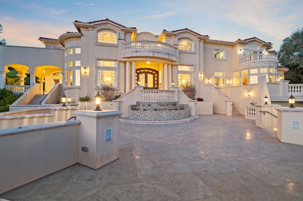 A Mediterranean Gem Resort Style Estate with Spectacular Views on 2.3 Acres Listed for 6.498 Million 3