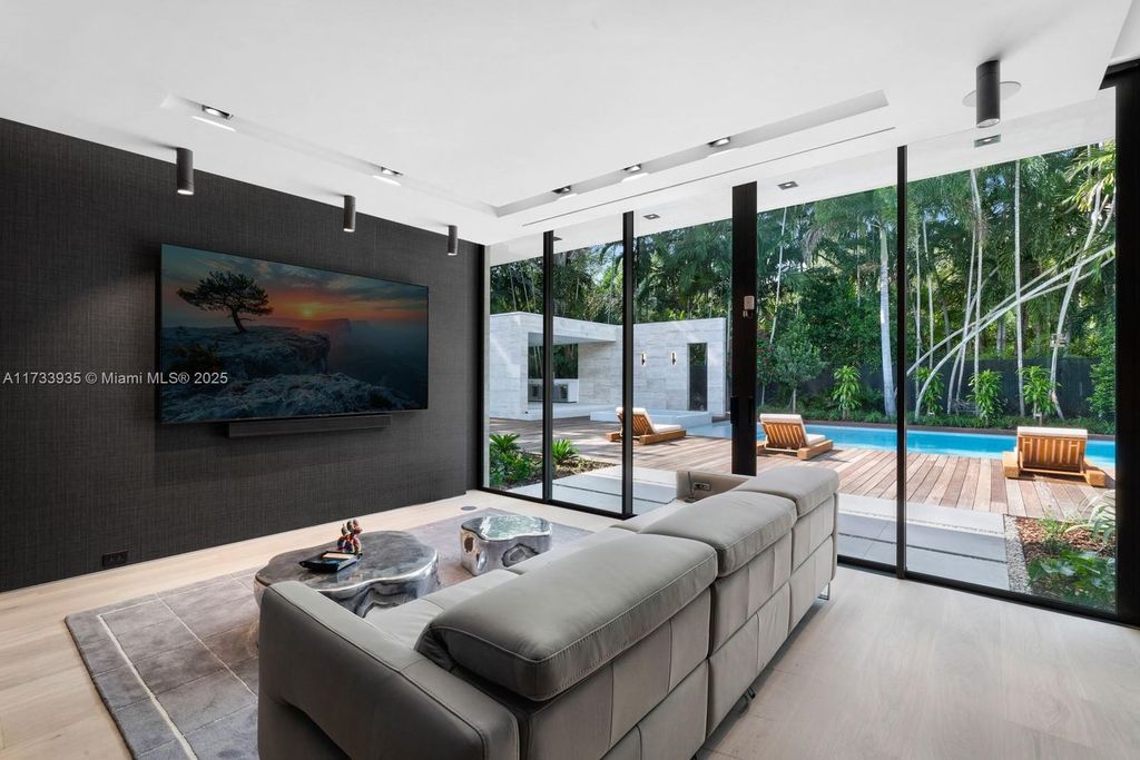 Contemporary Coconut Grove Estate with Guest House, Gym, Theater, and Resort-Style Pool for $24.9 Million