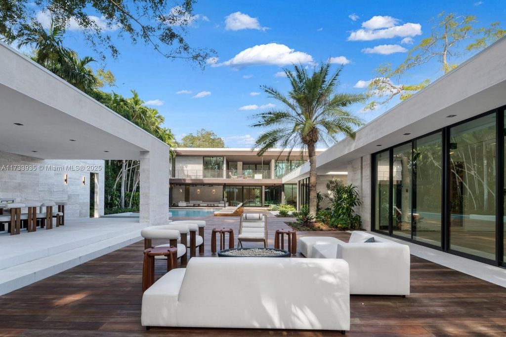 Contemporary Coconut Grove Estate with Guest House, Gym, Theater, and Resort-Style Pool for $24.9 Million