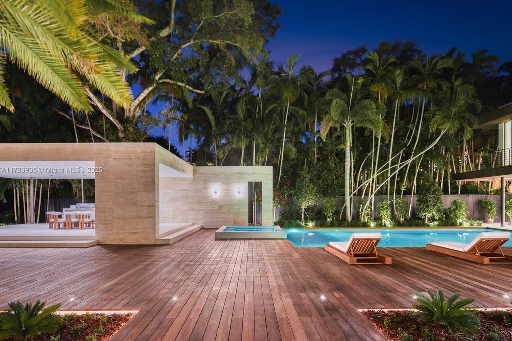 Contemporary Coconut Grove Estate with Guest House, Gym, Theater, and Resort-Style Pool for $24.9 Million