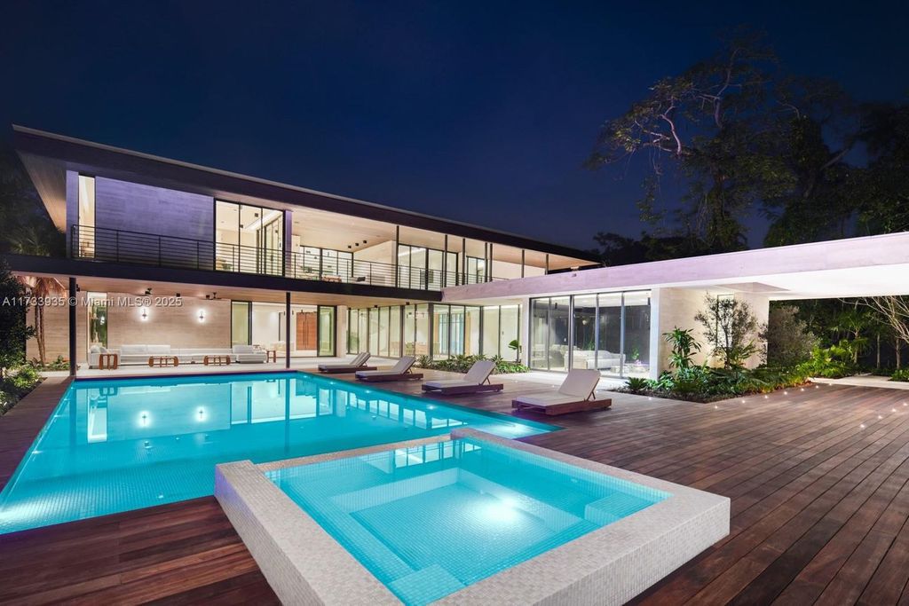 Contemporary Coconut Grove Estate with Guest House, Gym, Theater, and Resort-Style Pool for $24.9 Million