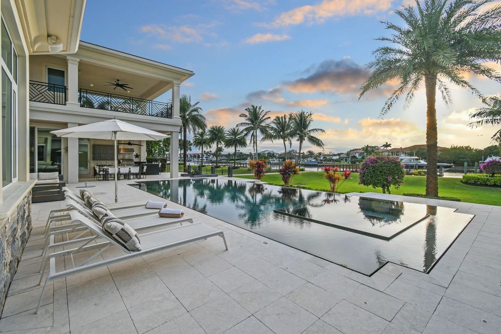 This 5-bed, 7-bath estate in Frenchman’s Harbor offers 100 feet of Intracoastal frontage, a 45-foot dock with a 24,000 lb lift, and space for a 70-foot yacht.