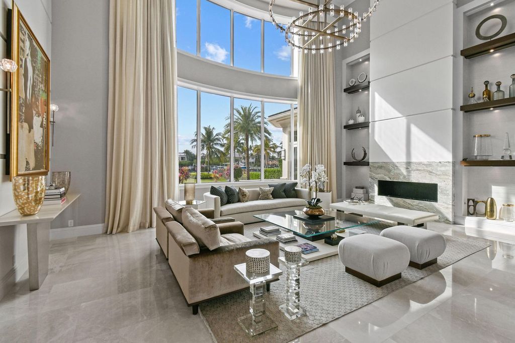 This 5-bed, 7-bath estate in Frenchman’s Harbor offers 100 feet of Intracoastal frontage, a 45-foot dock with a 24,000 lb lift, and space for a 70-foot yacht.