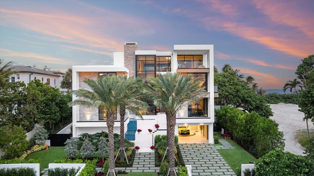 Exquisite Waterfront Estate on Hillsboro Mile Listed at $45 Million with Ocean and Intracoastal Views