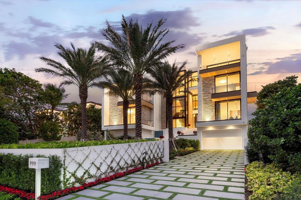 Exquisite Waterfront Estate on Hillsboro Mile Listed at $45 Million with Ocean and Intracoastal Views