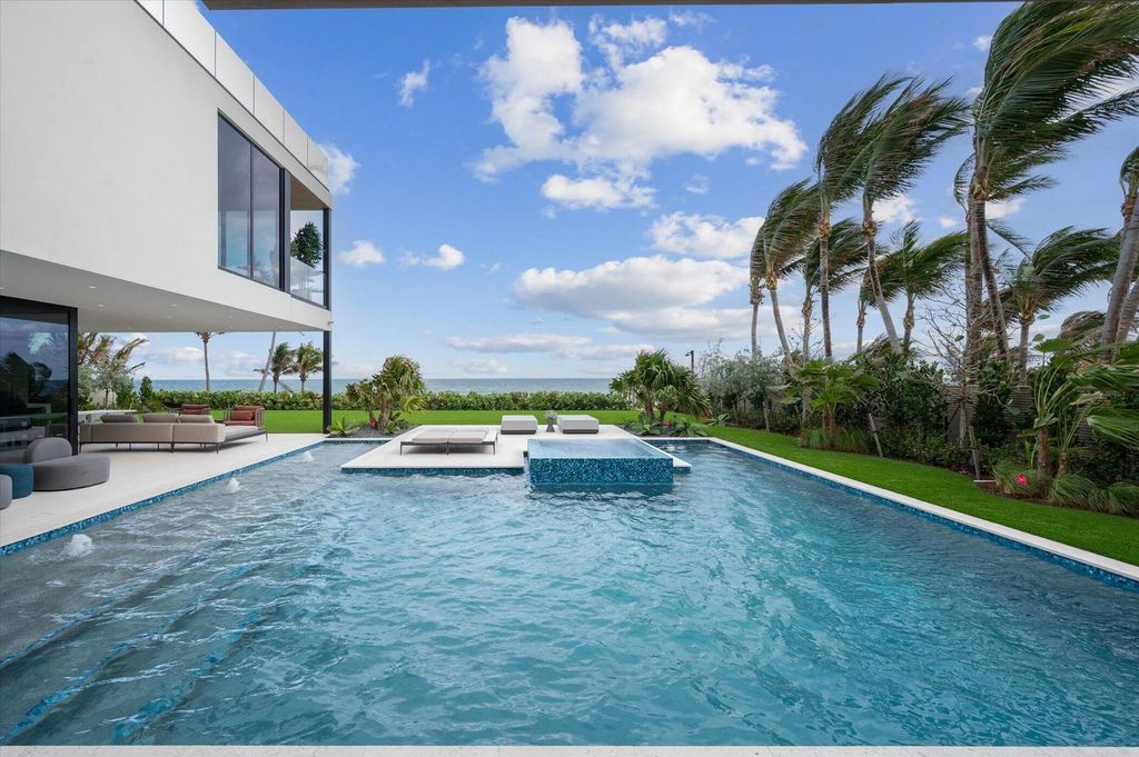 Exquisite Waterfront Estate on Hillsboro Mile Listed at $45 Million with Ocean and Intracoastal Views